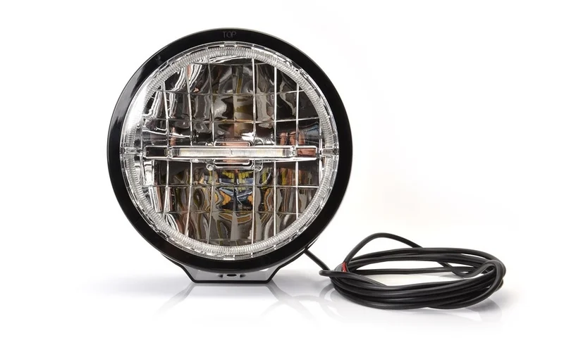 LED verstraler &ndash; witte ring+streep dagrijverlichting 12-24v - 58 - WD-5052