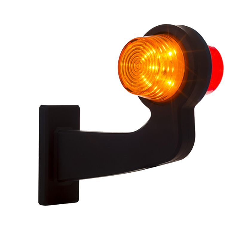 rechts | LED pendellamp | haakse steel | heldere lens | 12-24v - 85 2 -  MB-1012RA