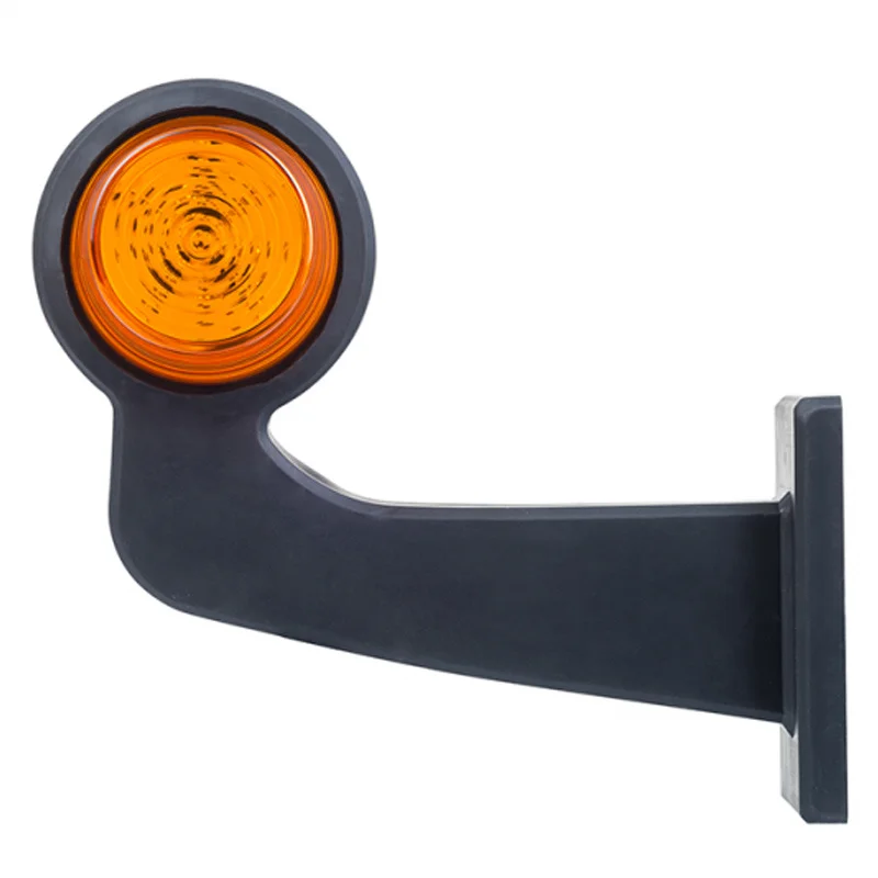 rechts | LED pendellamp | haakse steel | heldere lens | 12-24v - 87 -  MB-1012RA