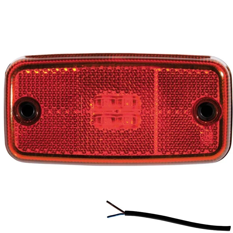 LED markeringslicht rood | 12-24v - 92 3 - M10MV-600R