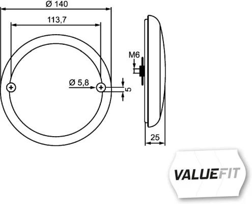 Knipperlicht  LED Hella VALUEfit (*LE) - Hella 3 - 2BA 357 026-021