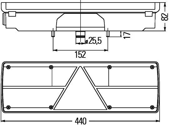 Rechts Trailerlamp Hella - Hella rechts 1 1 - 2VP 340 450-141
