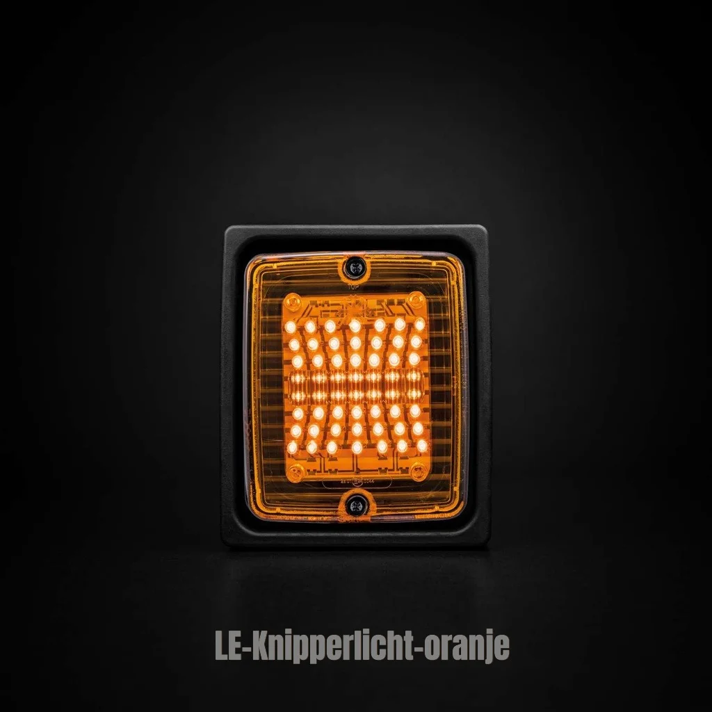 knipperlicht-oranje (*LE) - Ize led richtingaanwijzer met oranje lens 1 - LE-knipperlicht-oranje (SKU: 800111)