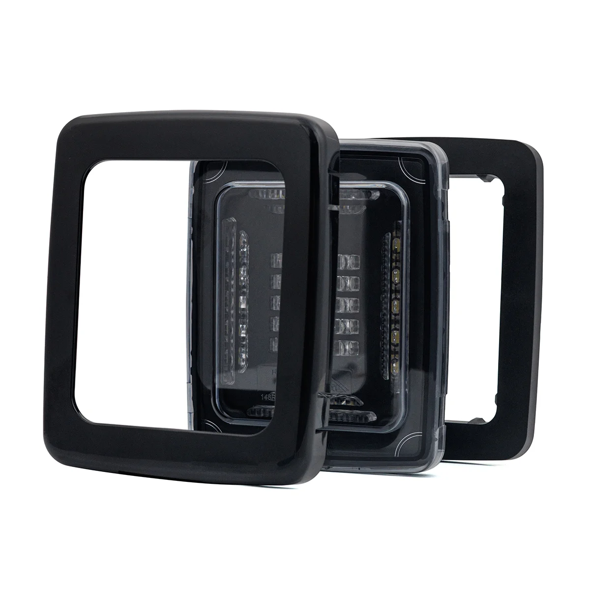 LED mist-achteruitijlicht | black | 12-24v | - Lzd 2876 10 1 -  VMR-5930