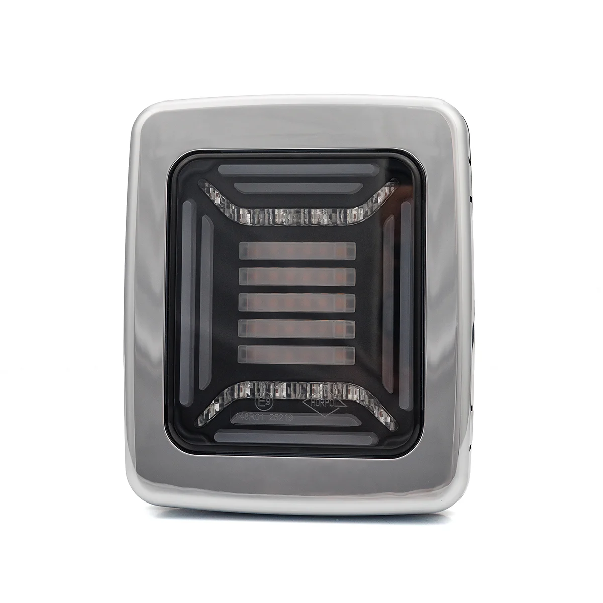 LED achterlicht | chrome | 12-24v | - Lzd 2880 6 2 - VC-5900