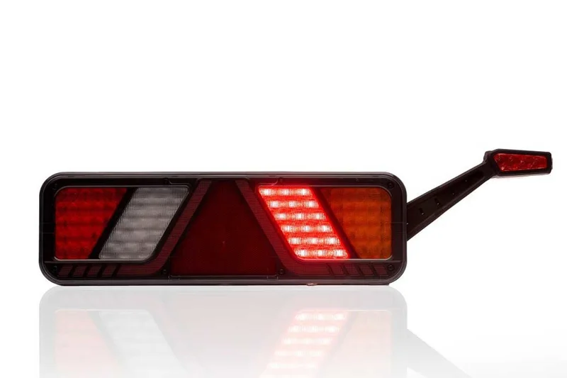 Rechts. LED Trailerlamp met breedtelamp 24v STD - Std4 - VC-7012