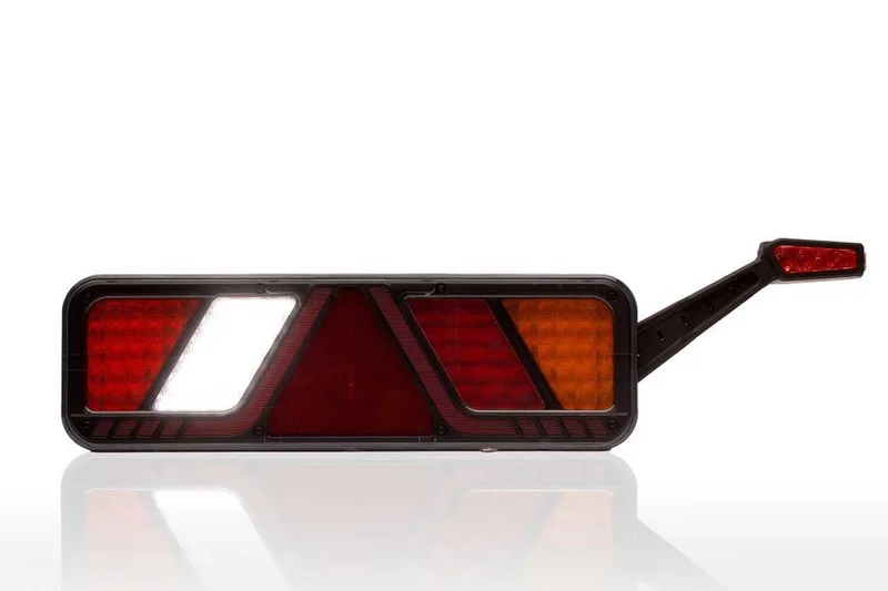 Rechts. LED Trailerlamp met breedtelamp 24v STD - Std5 - VC-7012