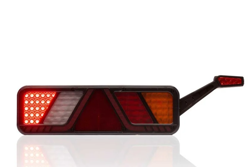 Rechts. LED Trailerlamp met breedtelamp 24v STD - Std6 - VC-7012