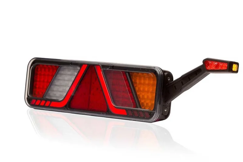 Rechts. LED Trailerlamp met breedtelamp 24v STD - Std8 1 - VC-7012