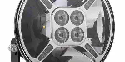 LED verstraler chrome met dagrijverlichting | 12.000 lumen - 37 - WD-80120C.1