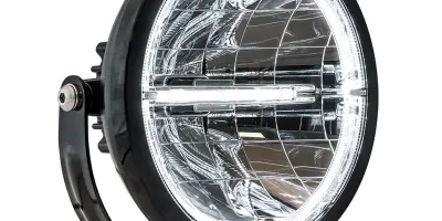 LED verstraler &ndash; witte ring+streep dagrijverlichting 12-24v - 56 - WD-5052