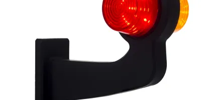 links| LED pendellamp | haakse steel | heldere lens | 12-24v - 84 - MB-1011RA