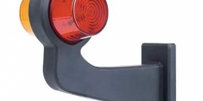 links| LED pendellamp | haakse steel | heldere lens | 12-24v - 85 - MB-1011RA