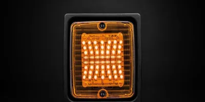 knipperlicht-oranje (*LE) - Ize led richtingaanwijzer met oranje lens - LE-knipperlicht-oranje (SKU: 800111)