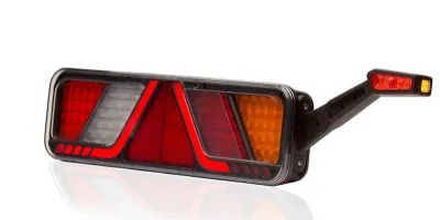 Rechts. LED Trailerlamp met breedtelamp 24v STD - Std8 - VC-7012